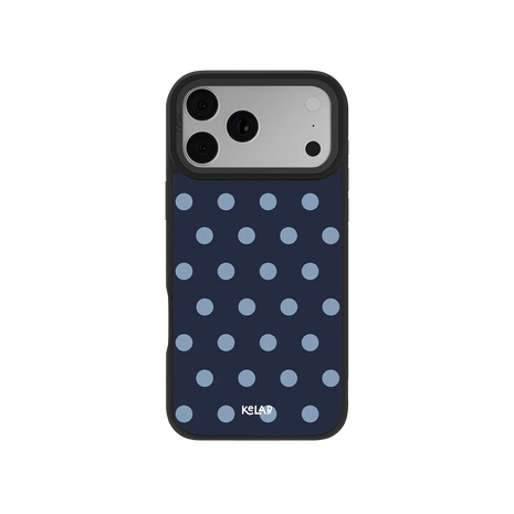 Abyssal Dot | Blue Polka Dot iPhone Case