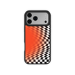 Sunflare | Orange Checkered Optical Illusion iPhone Case