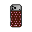Velvet Pop | Burgundy Polka Dot iPhone Case