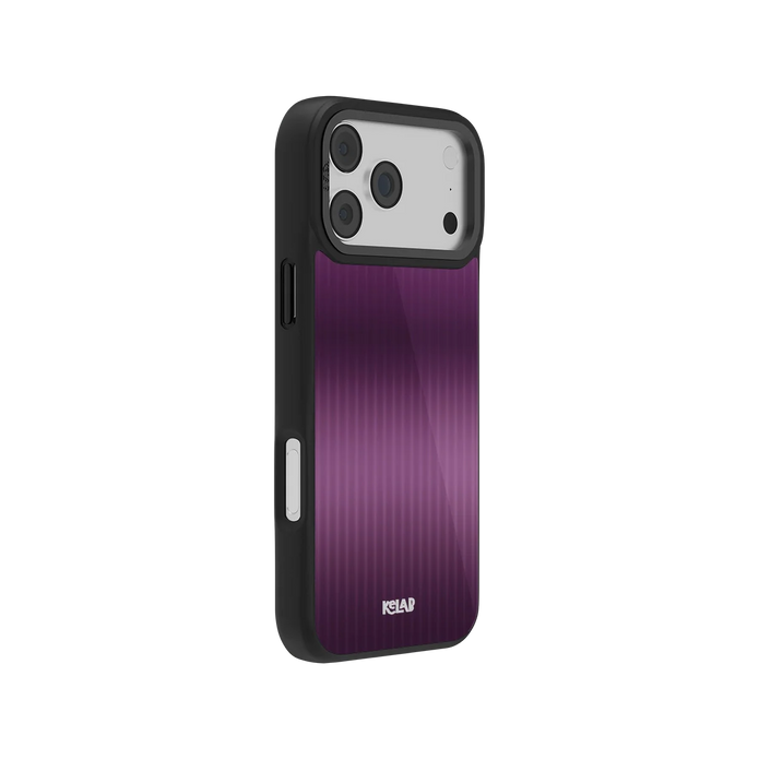 Violet Reverie | Purple Gradient Fluted Glass iPhone Case