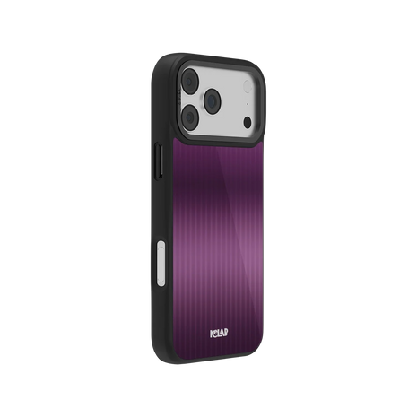 Violet Reverie | Purple Gradient Fluted Glass iPhone Case
