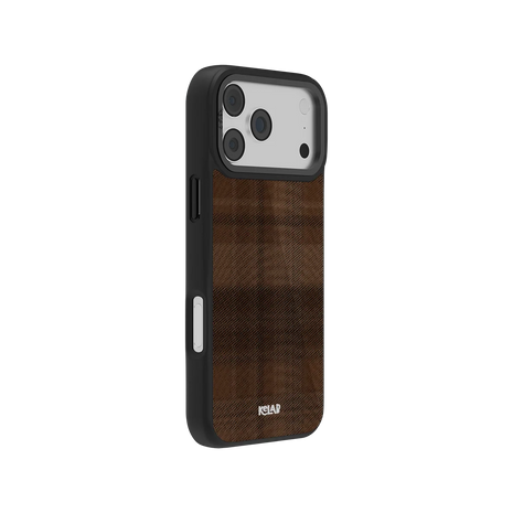 Chestnut | Brown Flannel Plaid iPhone Case