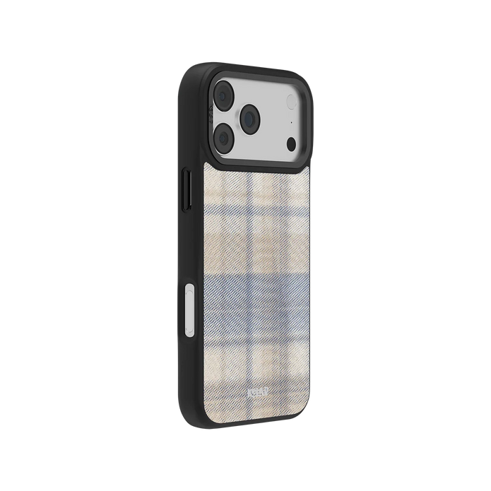 Oatmilk | Beige Flannel Plaid iPhone Case