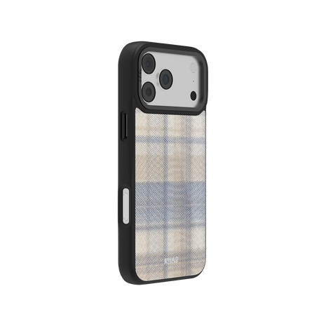 Oatmilk | Beige Flannel Plaid iPhone Case