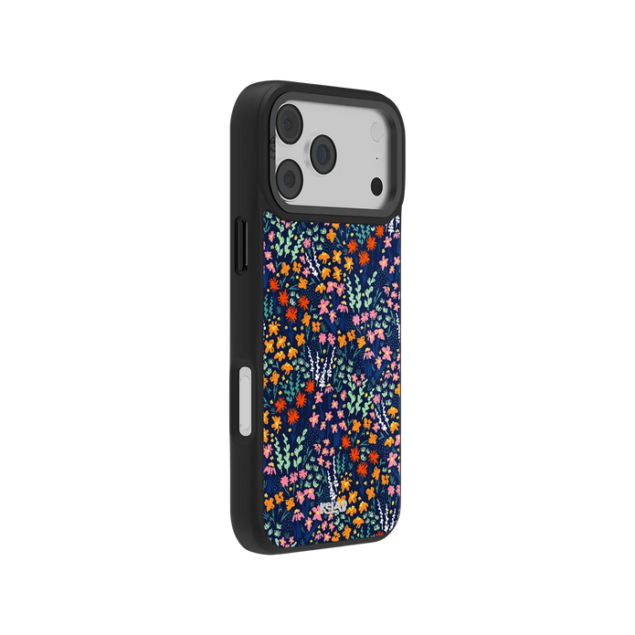 Midnight Meadow | Vibrant Wildflower iPhone Case