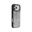 Platinum Predator | Black & White Cheetah Print iPhone Case