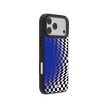 Blue Illusion | Blue Checkered Optical Illusion iPhone Case