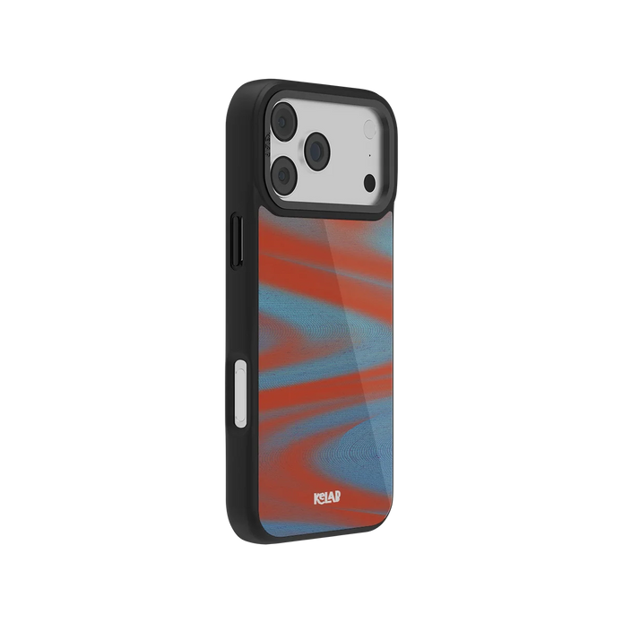 Aalto | Y2K Orange Abstract Wave iPhone Case