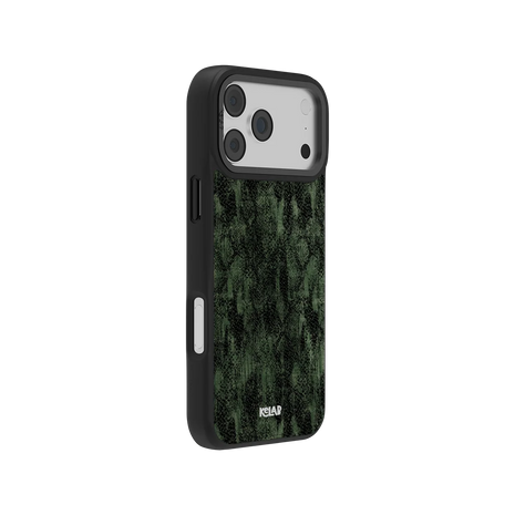 Emerald Python | Olive Green Snake Print iPhone Case
