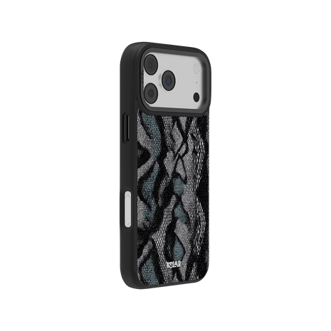 Viper Mesh | Teal Snake Print iPhone Case