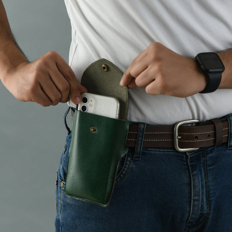 Mobile Holster Case- Green