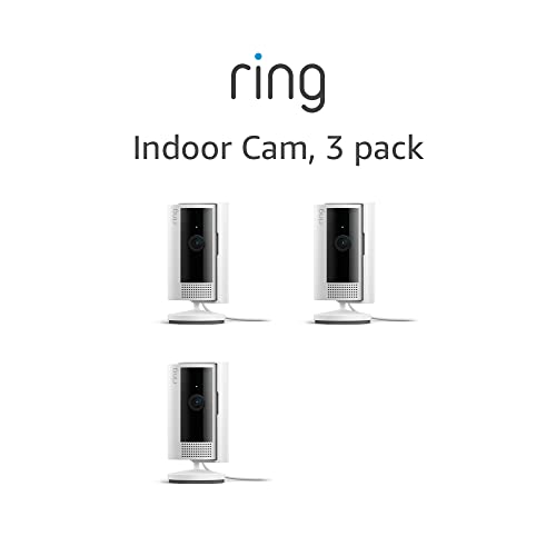 Ring Indoor Cam (newest model) — Home or business security in 1080p HD video, White