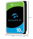 Seagate Skyhawk AI 8TB Video Internal Hard Drive HDD – 3.5 Inch SATA 6Gb/s 256MB Cache for DVR NVR Security Camera System with in-house Rescue Services (ST8000VEZ01)