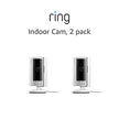 Ring Indoor Cam (newest model) — Home or business security in 1080p HD video, White