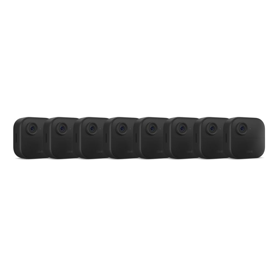 Blink Outdoor 4 (newest model), Wireless smart security camera, two-year battery, 1080p HD day and infrared night live view, two-way talk – 2 camera system