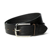 Textured Black Leather Belt