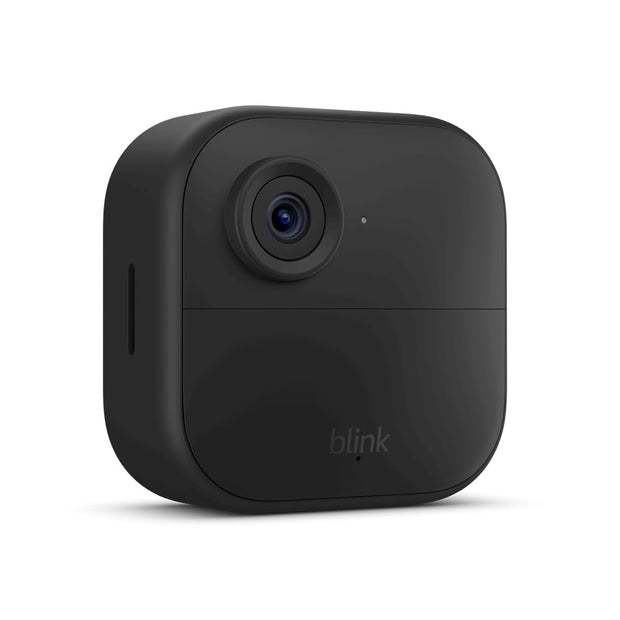 Blink Outdoor 4 (newest model), Wireless smart security camera, two-year battery, 1080p HD day and infrared night live view, two-way talk – 2 camera system