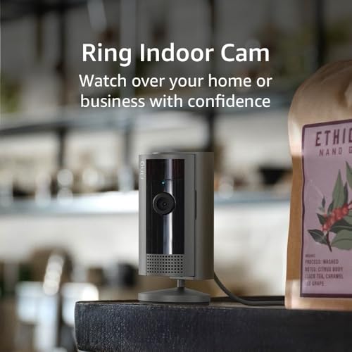 Ring Indoor Cam (newest model) — Home or business security in 1080p HD video, White