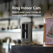 Ring Indoor Cam (newest model) — Home or business security in 1080p HD video, White