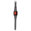 Classic Dark Grey Leather Apple Watch Band - Dallas