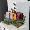 Zippered Genuine Leather Card Holder – Gift Box Edition (10 Colors) -Concord