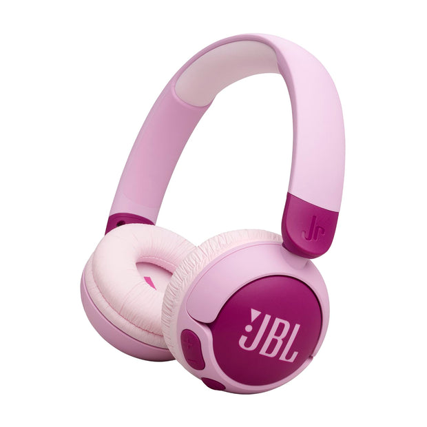 JBL Junior 320BT - Wireless on-Ear Kids Headphones Safe Sound (<85dB), Fit for Kids, Parental Control with Customizable Volume & Playtime and 50Hr Battery Life (Blue)
