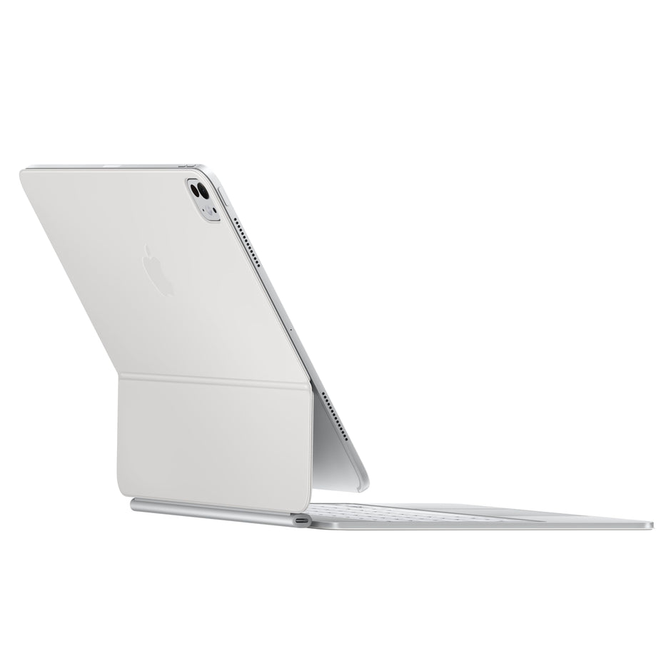 Apple iPad Magic Keyboard Case for iPad Pro 13-inch (M4), Great Typing Experience, Built-in Trackpad, Function Row, US English - White