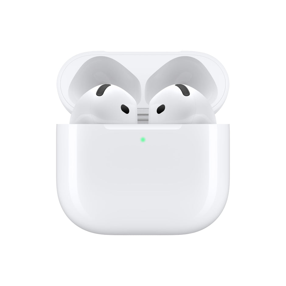 Apple AirPods 4 Wireless Earbuds, Bluetooth Headphones, with Active Noise Cancellation, Adaptive Audio, Transparency Mode, Personalized Spatial Audio, USB-C Charging Case, Wireless Charging, H2 Chip