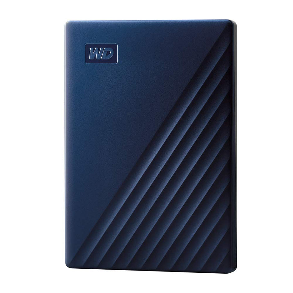 WD 6TB My Passport, Portable External Hard Drive, Blue, Backup Software with Defense Against ransomware, and Password Protection, USB 3.1/USB 3.0 Compatible - WDBR9S0060BBL-WESN