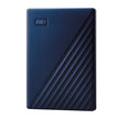 WD 6TB My Passport, Portable External Hard Drive, Blue, Backup Software with Defense Against ransomware, and Password Protection, USB 3.1/USB 3.0 Compatible - WDBR9S0060BBL-WESN