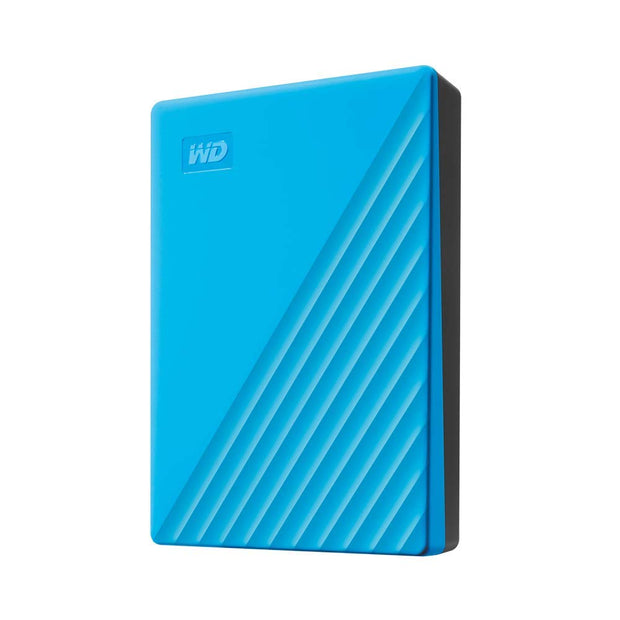 WD 6TB My Passport, Portable External Hard Drive, Blue, Backup Software with Defense Against ransomware, and Password Protection, USB 3.1/USB 3.0 Compatible - WDBR9S0060BBL-WESN