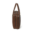 Dixon Brown Buffalo Leather Laptop Office Briefcase