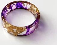 Floral Essence Resin Ring