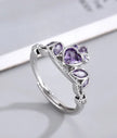 Regal Heart Zircon Ring