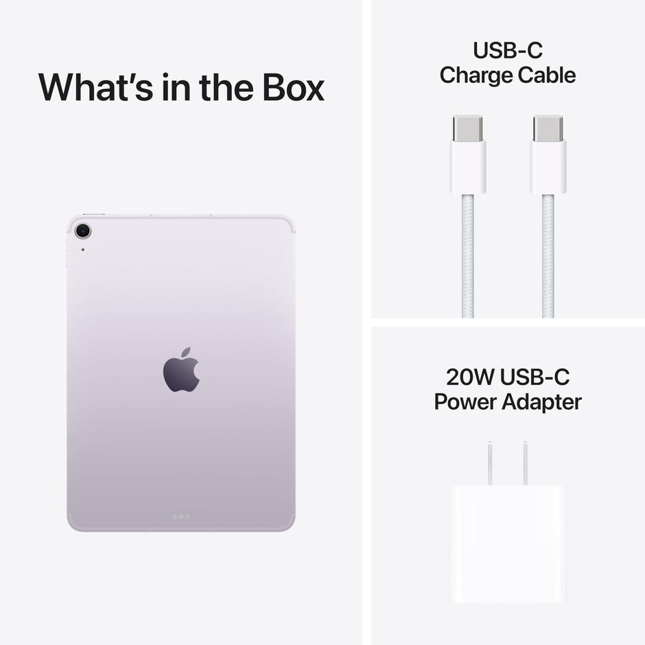Apple iPad Air 11-inch with M3 chip Built for Apple Intelligence, Liquid Retina Display, 512GB, 12MP Front/Back Camera, Wi-Fi 6E, Touch ID, All-Day Battery Life — Space Gray