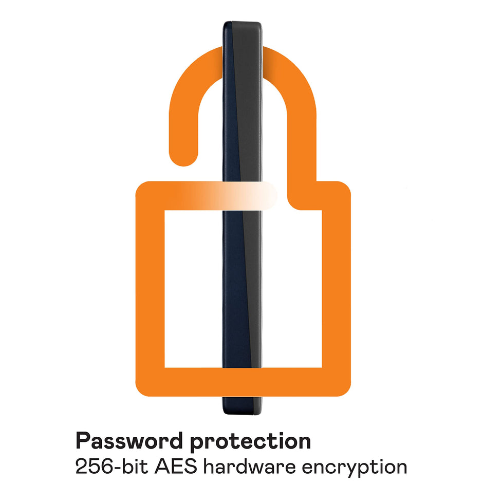 WD 6TB My Passport, Portable External Hard Drive, Blue, Backup Software with Defense Against ransomware, and Password Protection, USB 3.1/USB 3.0 Compatible - WDBR9S0060BBL-WESN