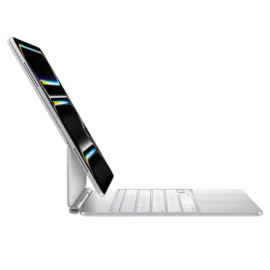 Apple iPad Magic Keyboard Case for iPad Pro 13-inch (M4), Great Typing Experience, Built-in Trackpad, Function Row, US English - White