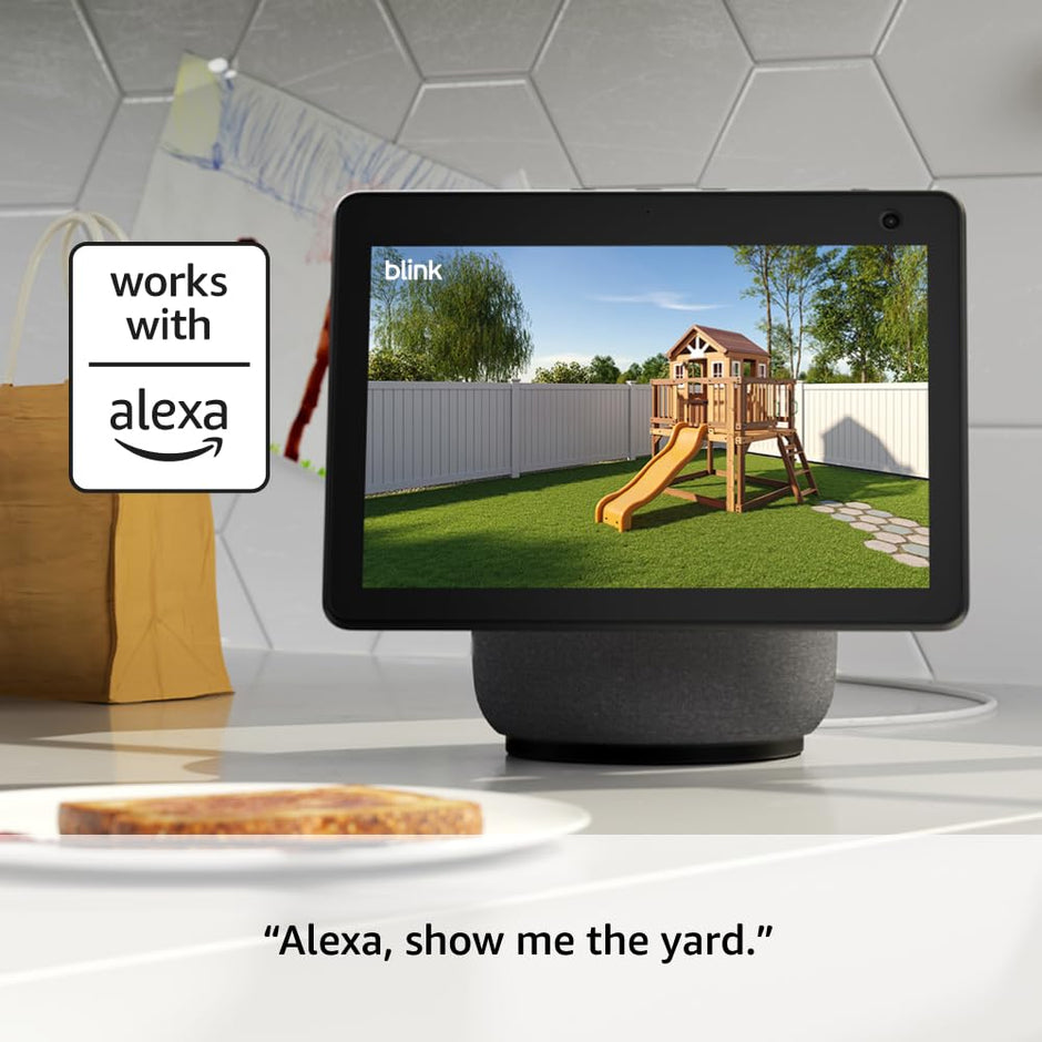 Blink Outdoor 4 (newest model), Wireless smart security camera, two-year battery, 1080p HD day and infrared night live view, two-way talk – 2 camera system