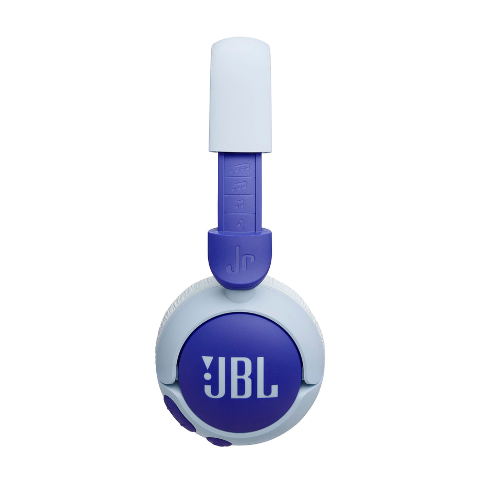 JBL Junior 320BT - Wireless on-Ear Kids Headphones Safe Sound (<85dB), Fit for Kids, Parental Control with Customizable Volume & Playtime and 50Hr Battery Life (Blue)