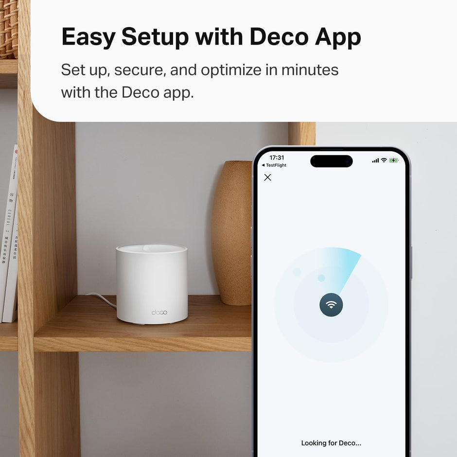 TP-Link Deco S4 Mesh AC1900 WiFi System - Up to 5,500 Sq.ft. Coverage, Replaces WiFi Router and Extender, Gigabit Ports, Works with Alexa, Deco S4(3-Pack)