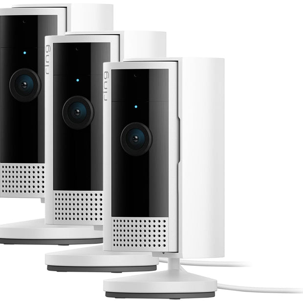 Ring Indoor Cam (newest model) — Home or business security in 1080p HD video, White