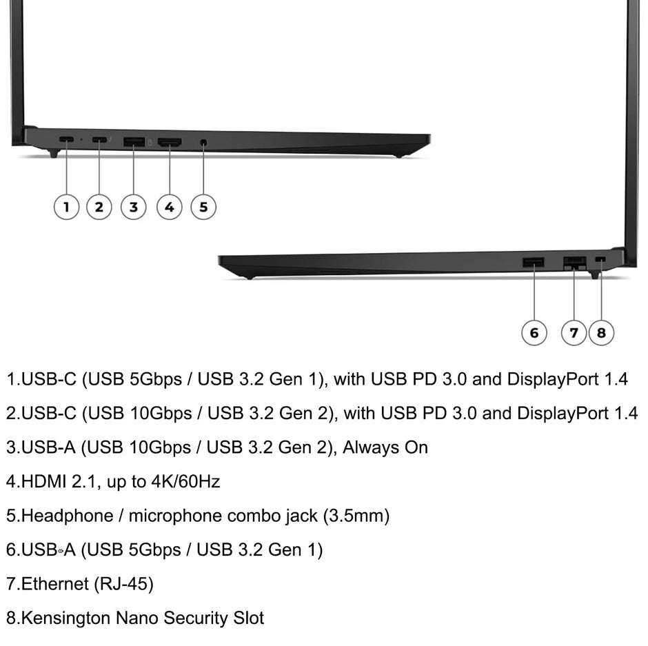 Lenovo ThinkPad E16 G2 Business Laptop Computer, 16" FHD+, AMD 8-Core Ryzen 7 7735HS (Beat i7-1360P), 32GB DDR5, 1TB PCIe SSD, WiFi 6E, Fingerprint Reader, Backlit Keyboard, Windows 11 Pro, AZ-XUT