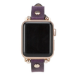 Apple Watch Deep Purple Leather Strap - Detroit