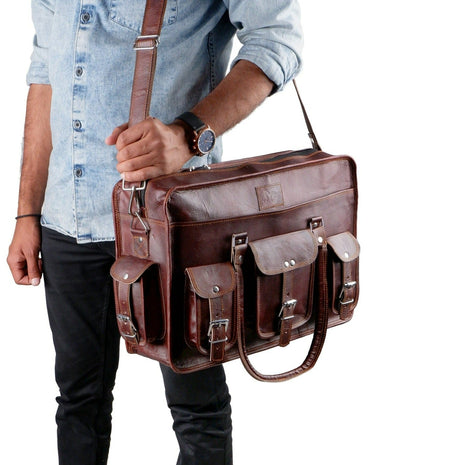 Morgan Leather Briefcase