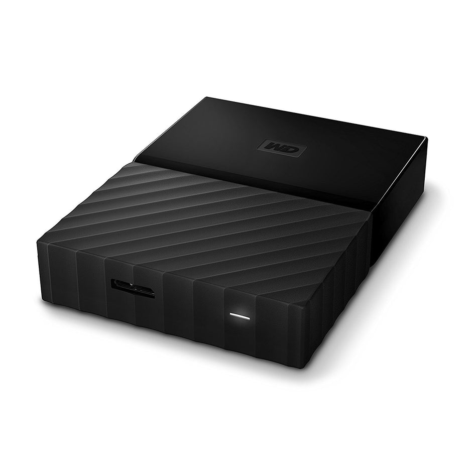 WD 6TB My Passport, Portable External Hard Drive, Blue, Backup Software with Defense Against ransomware, and Password Protection, USB 3.1/USB 3.0 Compatible - WDBR9S0060BBL-WESN