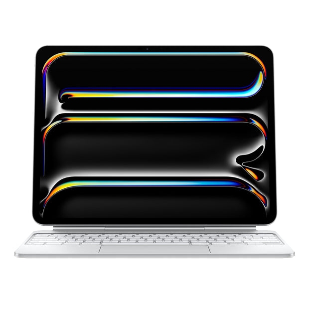 Apple iPad Magic Keyboard Case for iPad Pro 13-inch (M4), Great Typing Experience, Built-in Trackpad, Function Row, US English - White