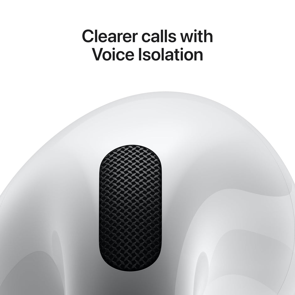 Apple AirPods 4 Wireless Earbuds, Bluetooth Headphones, with Active Noise Cancellation, Adaptive Audio, Transparency Mode, Personalized Spatial Audio, USB-C Charging Case, Wireless Charging, H2 Chip