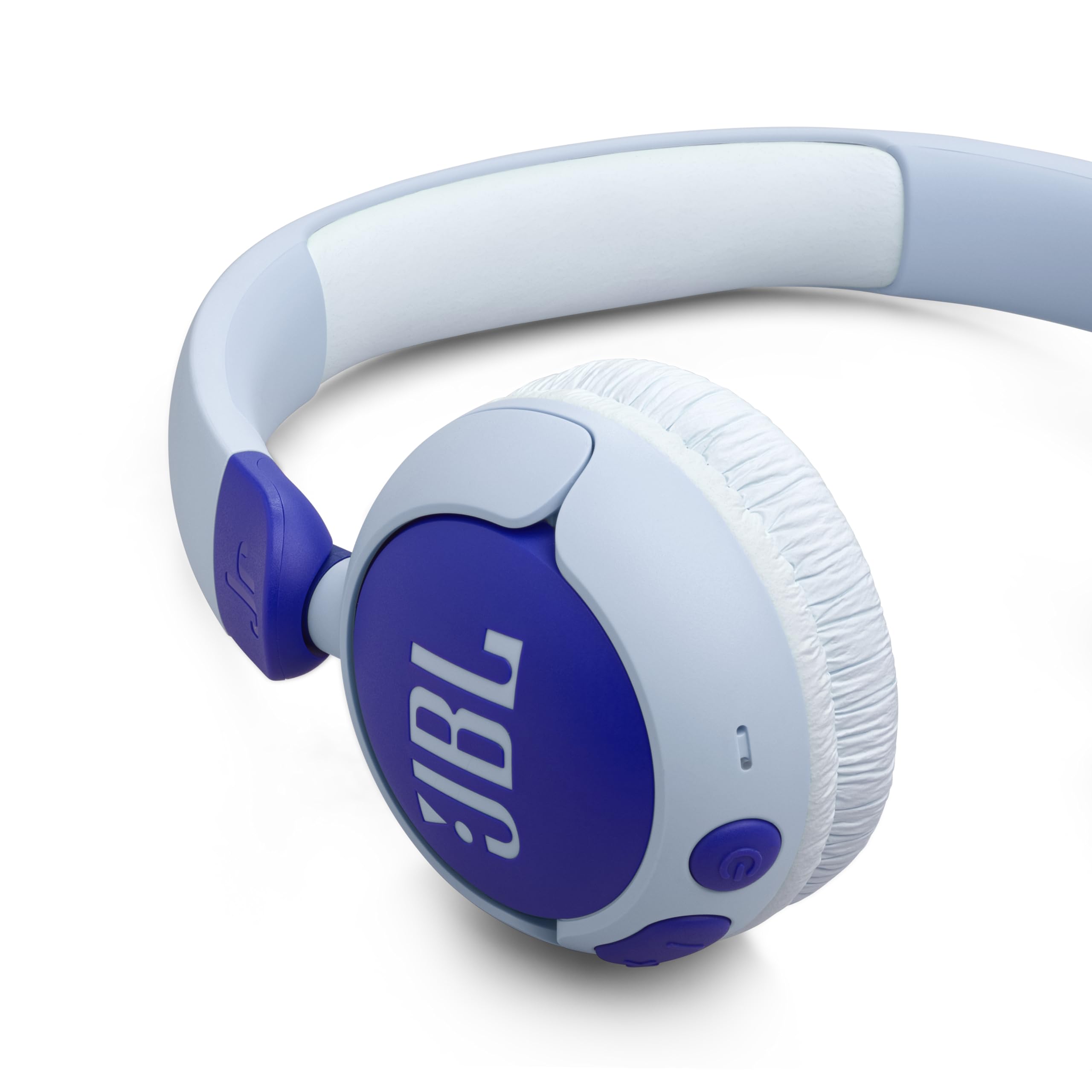 JBL Junior 320BT - Wireless on-Ear Kids Headphones Safe Sound (<85dB), Fit for Kids, Parental Control with Customizable Volume & Playtime and 50Hr Battery Life (Blue)