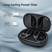 Wireless Earbuds, Bluetooth 5.4 Headphones, True Wireless Stereo Earphones with IPX7 Waterproof, Noise Cancelling Mic, Fast Charging and Comfort Fit Ear Buds for Sports/Workouts - Black