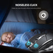 INPHIC Wireless Mouse Rechargeable, 700mAh, with USB Receiver, 6 Buttons, Ergonomic for Laptop, Computer, Mac, PC etc.